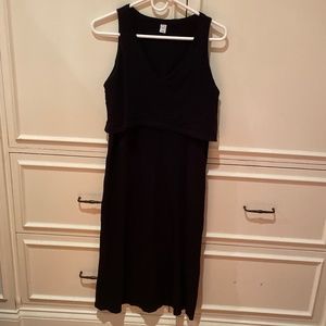 Old Navy Maternity/nursing dress, black, sz. Small